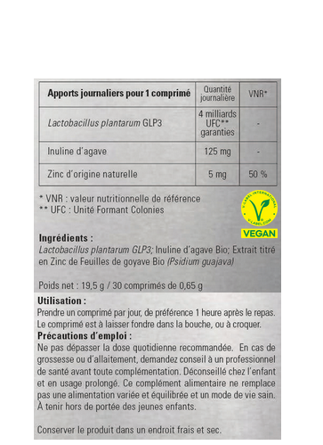 ProViotic®PEAU 30 Comprimés